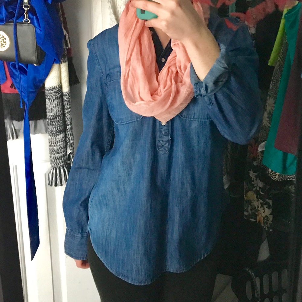 Blue jean shirt